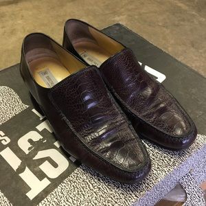 Bruno Magli men’s ostrich dress shoes size 9